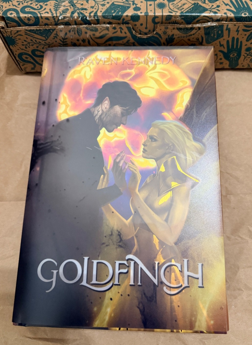 Goldfinch SIGNED Raven Kennedy The Plated Prisoner series Exclusive Luxe Edition