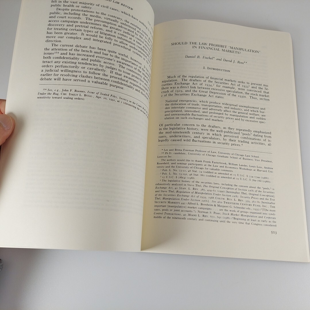 Harvard Law Review December 1991 Volume 105 Number 2 Paperback