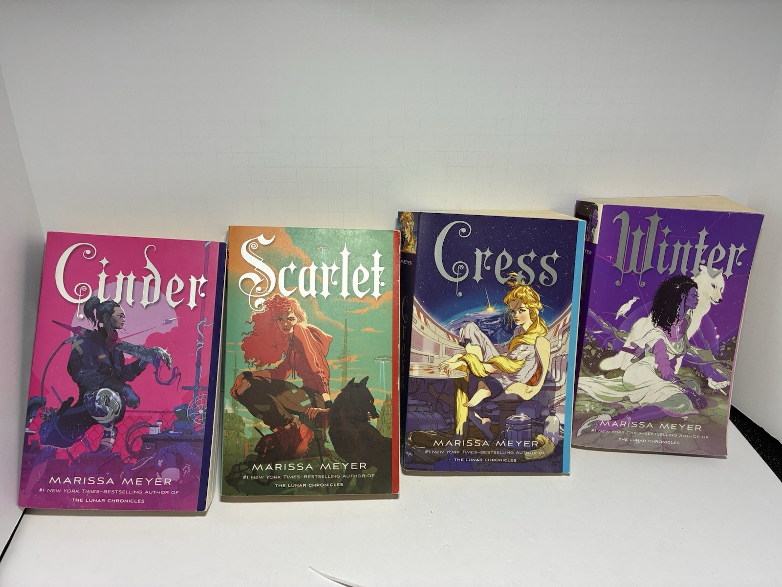 THE LUNAR CHRONICLES – Cinder, Scarlet, Cress, Winter – Square Fish Edition