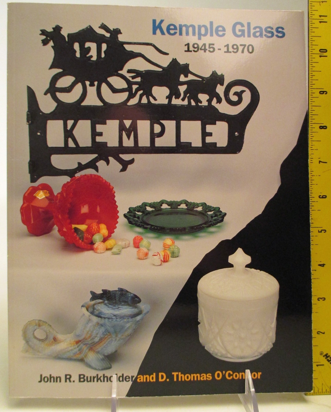 Kemple Glass 1945 to 1970 Paper Back Book, Color and Black and White 160 pages