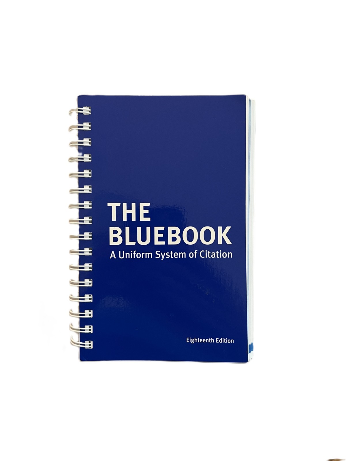 Bluebook: A Uniform System of Citation 18th Ed 2005 Harvard Law Review Spiral