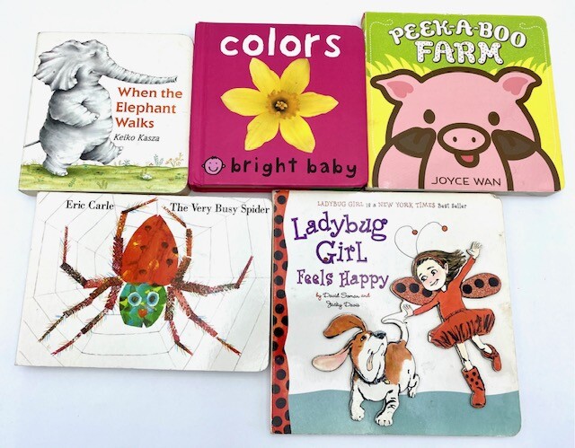 Lot of 20 Board Books for Toddlers assorted Bedtime Stories Fun library – GOOD