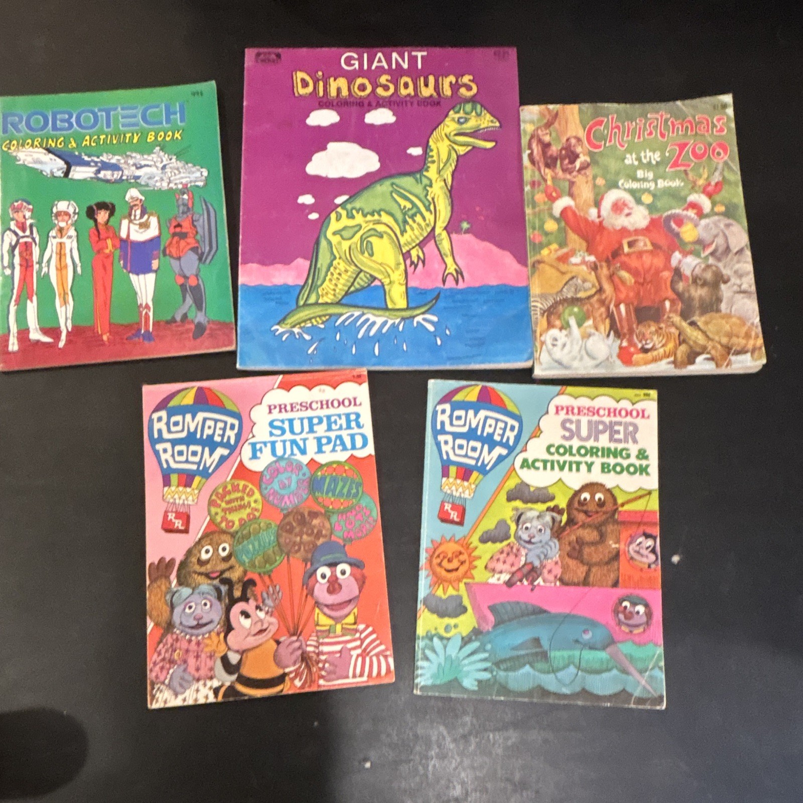 Kids Coloring & Activity Books Lot of 5 Paperback Illustrated Ages 4-8 English