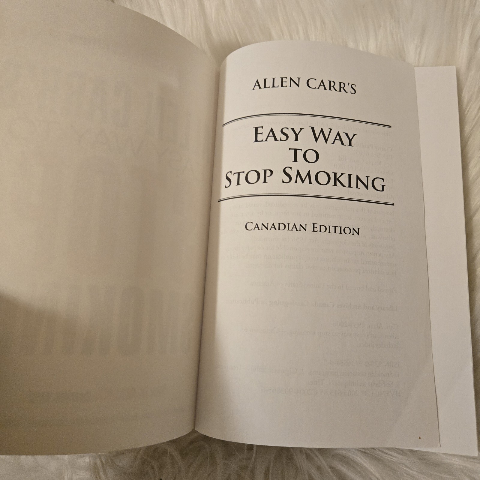 Allen Carr’s Easy Way to Stop Smoking: Canadian Edition by Carr, Allen