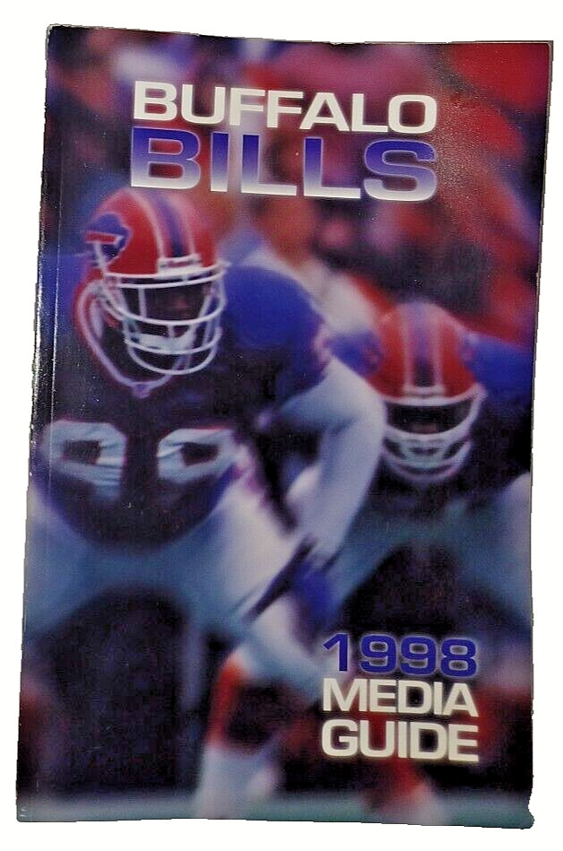 Buffalo Bills 1998 NFL Football Media Guide 272 Pages Fan Memorabilia Free ship