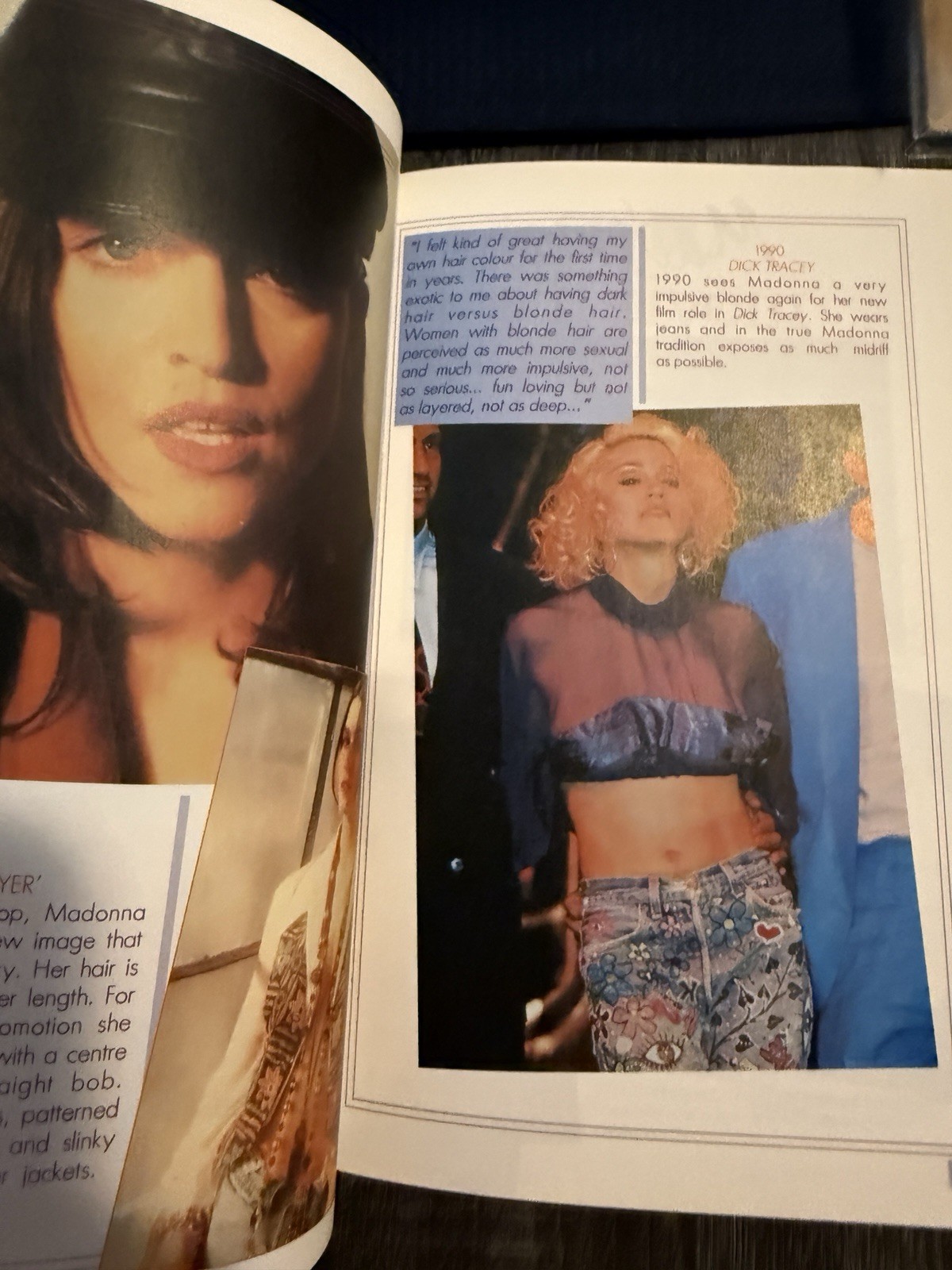 MADONNA SPECIAL BOOK ULTRA RARE 48 PAGES OF PICS/ FACTS 1990 EXCELLENT SHAPE