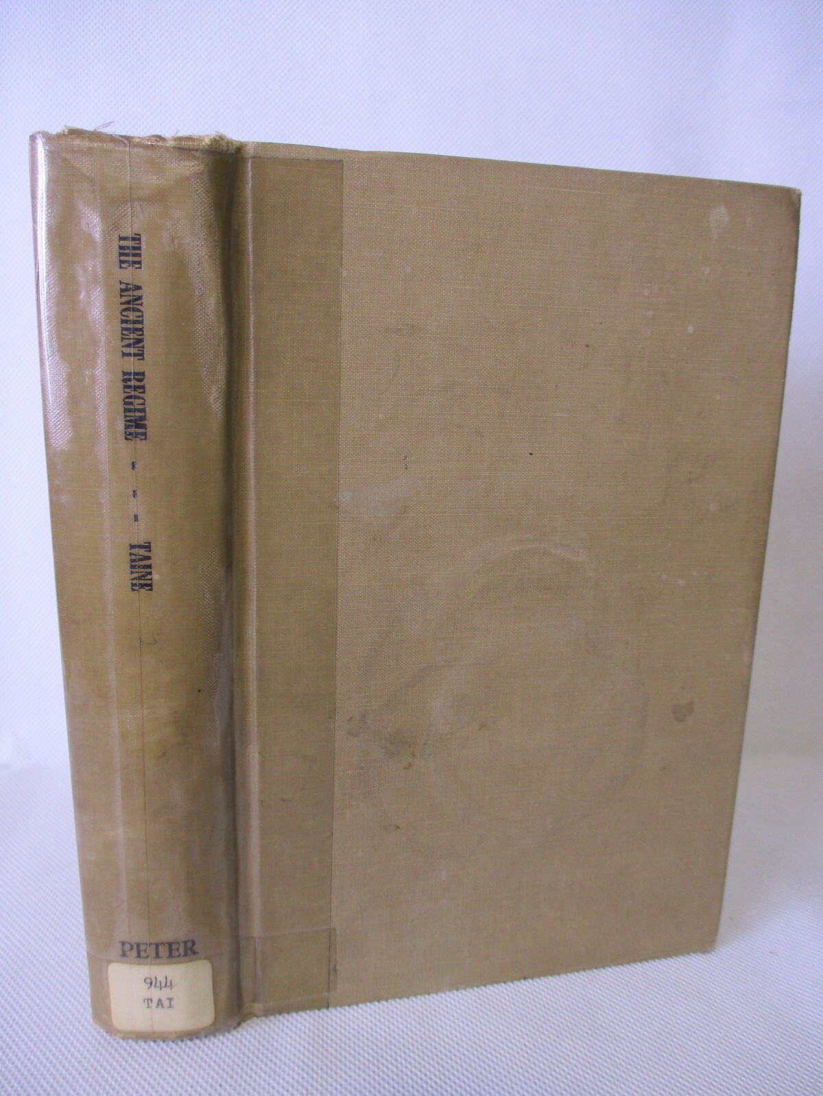 The Ancient Regime by Hippolyte Adolphe Taine, 1962 HC Book Peter Smith History