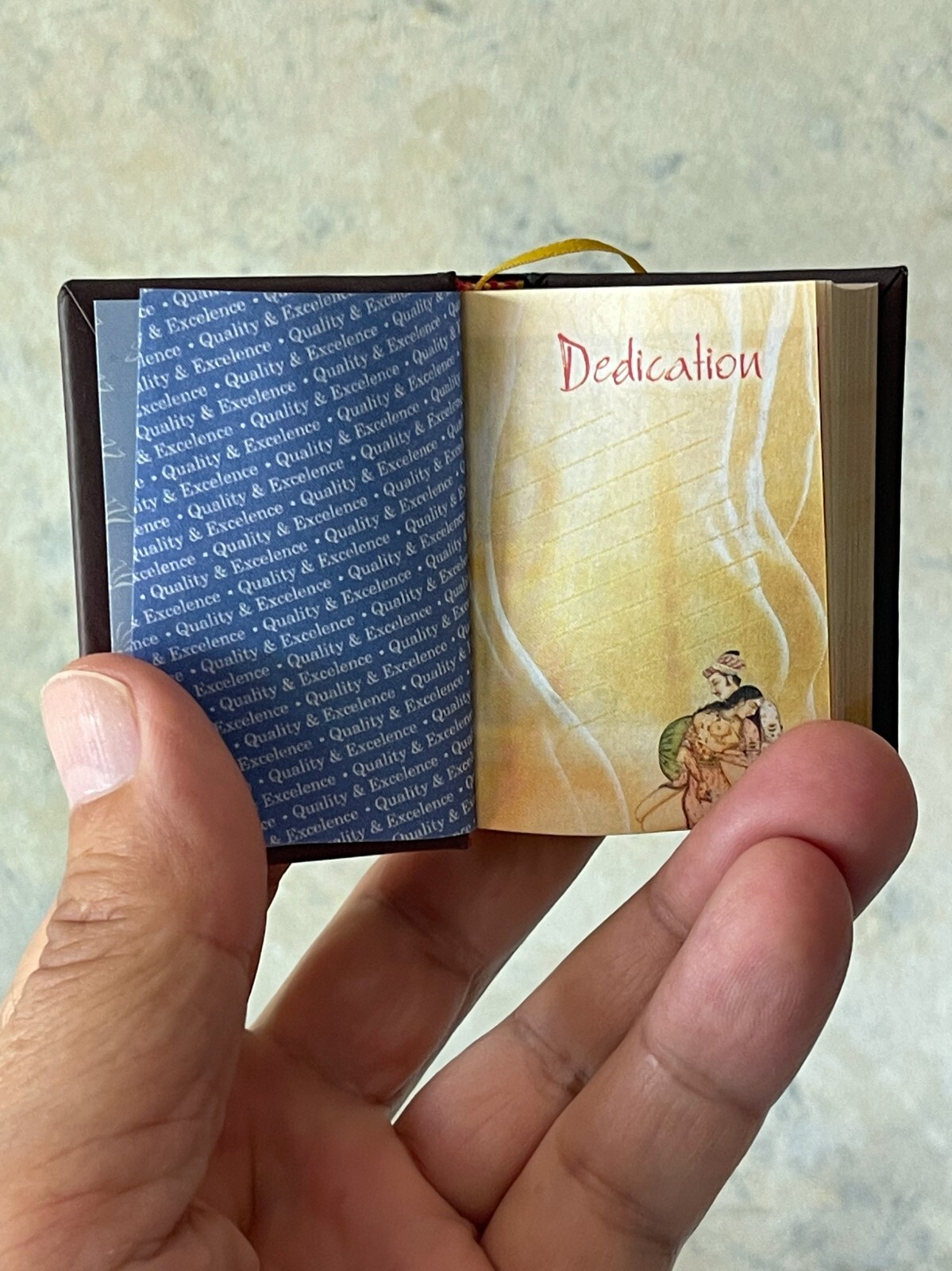 new 2022 miniature book 2.5″ The Kama Sutra illustrated color 439 pg Hardcover