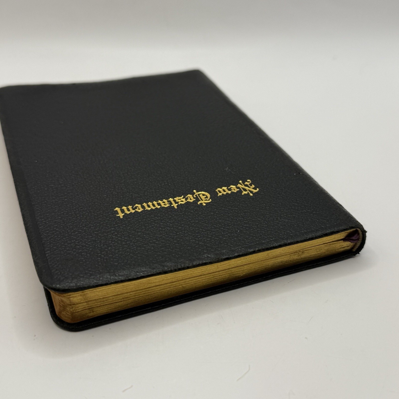 New Testament & Psalms ~ Self Pronouncing Edition National Bible Press Leather