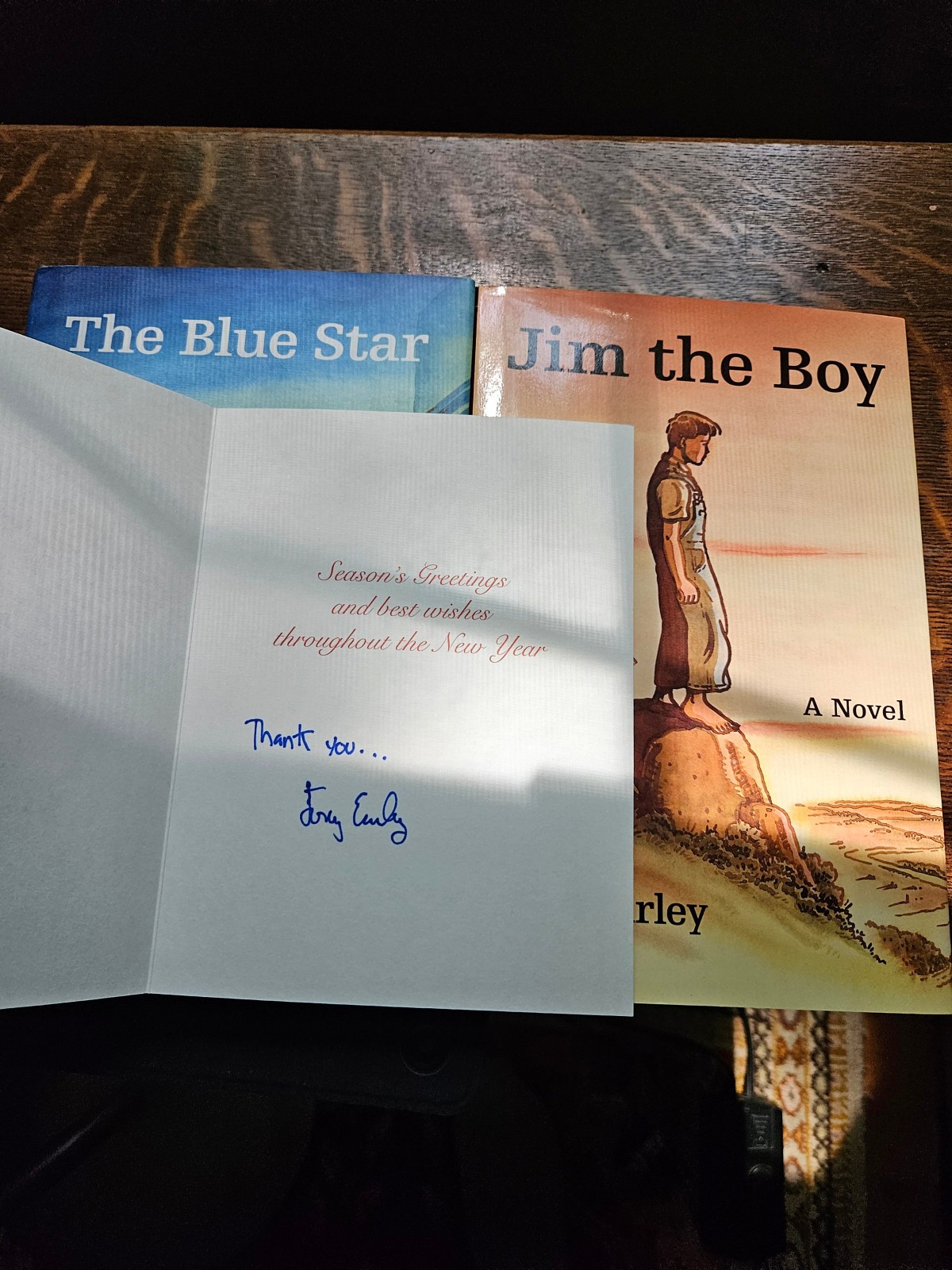 Set of novels by Tony Earley JIM THE BOY and THE BLUE STAR