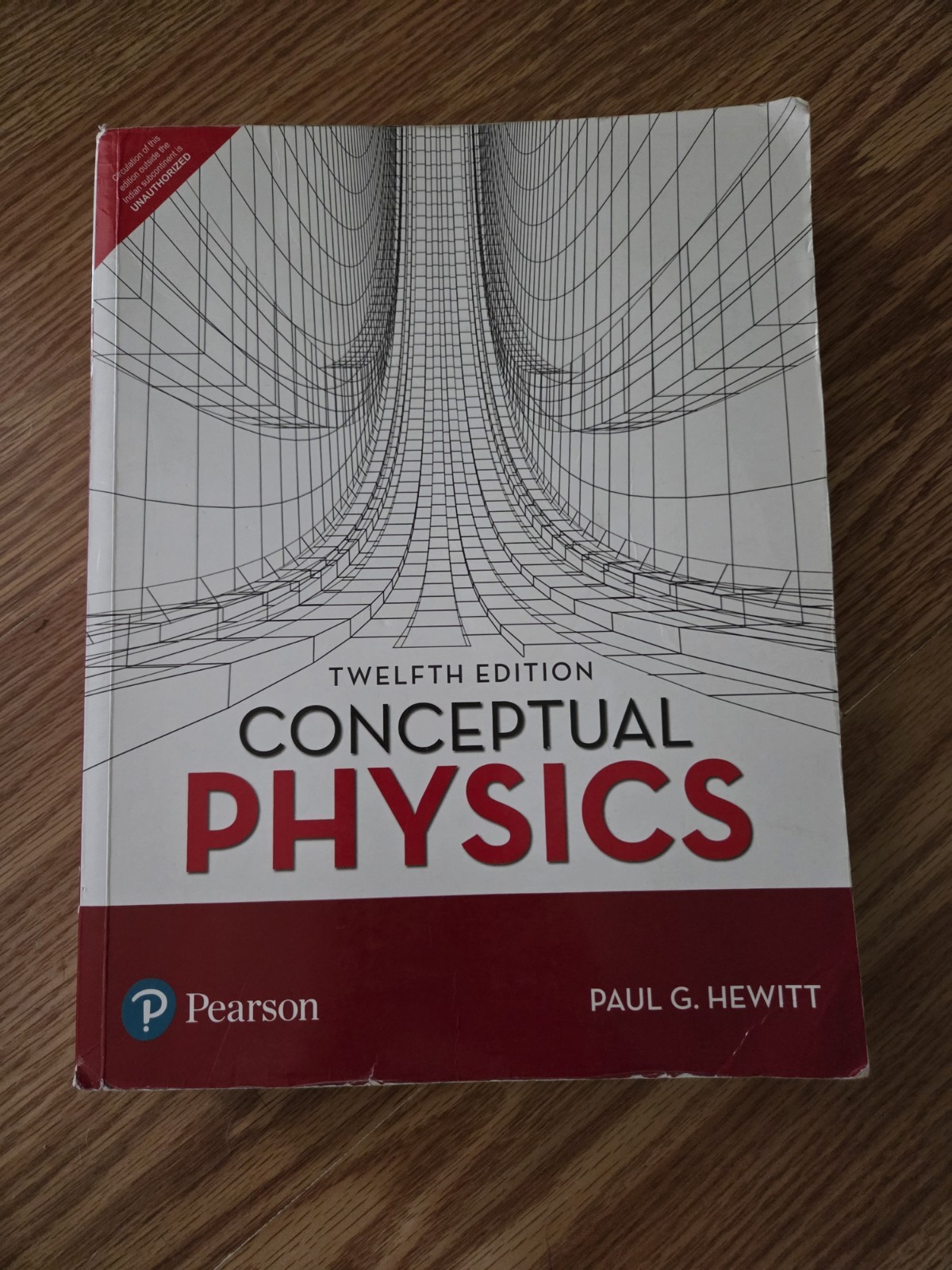 Conceptual Physics – Paperback By Hewitt – 12rh Edition- GOOD Condition