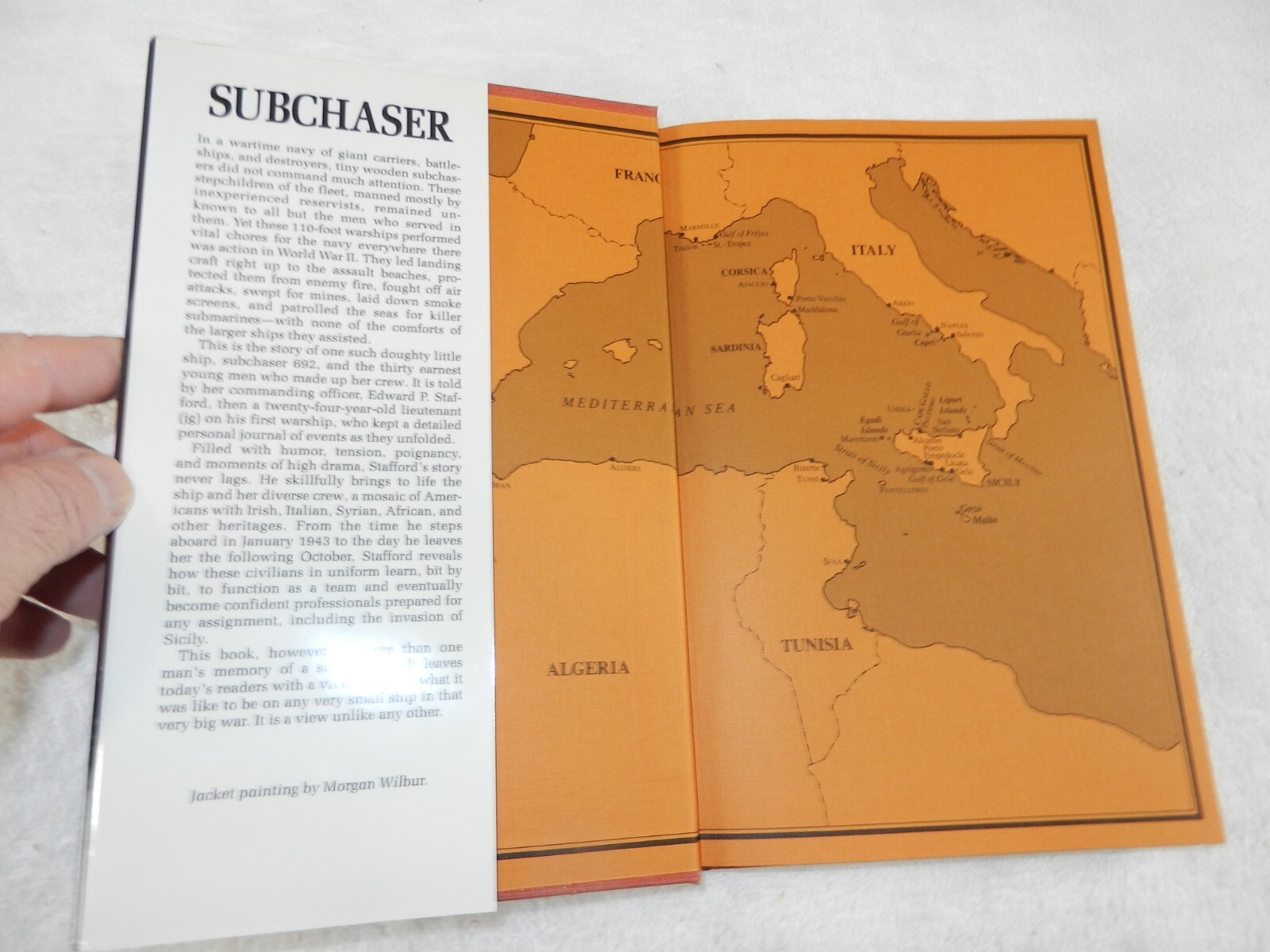 WW II 1943 Sicily Salerno Invasions & SC-692 Subchaser Captain «SUBCHASER» b