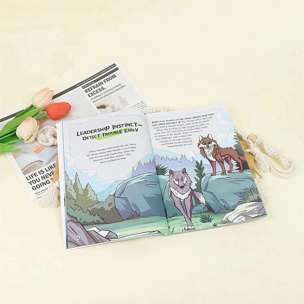 The-Wolf Code Cultivate Wolf Spirit Growth Mindset Children’s Book English